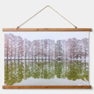 Tapiz Con Marco De Madera Parque forestal