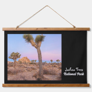 Tapiz Con Marco De Madera Parque nacional Joshua Trees