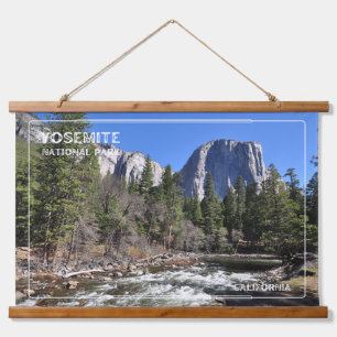 Tapiz Con Marco De Madera Parque nacional Yosemite