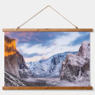 Tapiz Con Marco De Madera Parque Nacional Yosemite, California