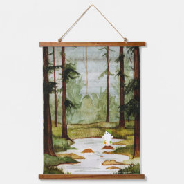 Tapiz Con Marco De Madera Pasar por Stones