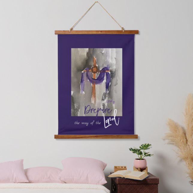 Tapiz Con Marco De Madera Pascua Hallelujah Notecard (Dormitorio)