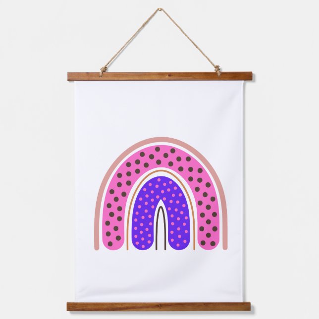 Tapiz Con Marco De Madera Patrón (Anverso)