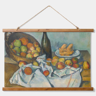 Tapiz Con Marco De Madera Paul Cezanne - La cesta de manzanas