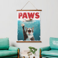 PAWS Cat Mouse Parodia Al Poster De Películas De J