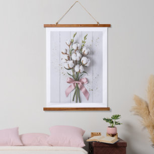 Tapiz Con Marco De Madera Peony Bouquet Wall Tapestry