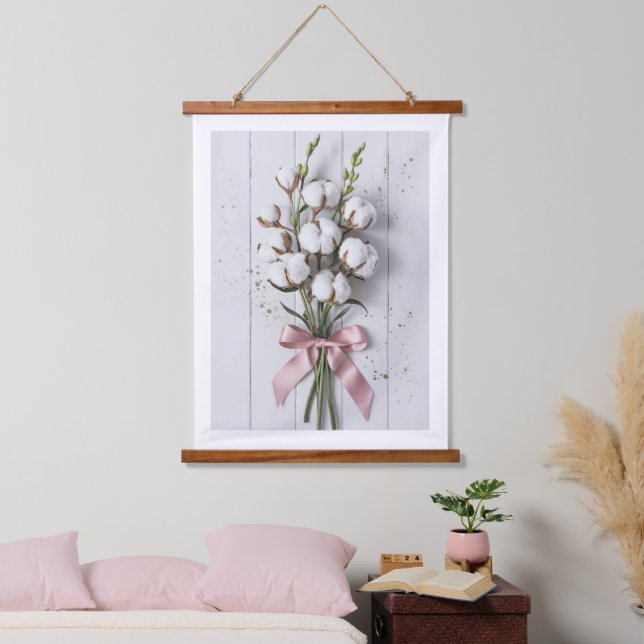 Tapiz Con Marco De Madera Peony Bouquet Wall Tapestry (Dormitorio)