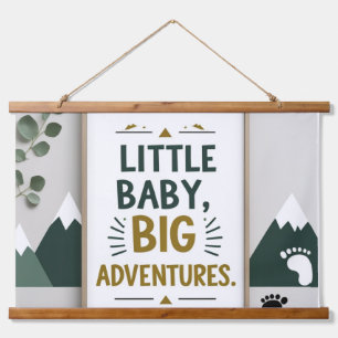 Tapiz Con Marco De Madera Pequeño bebé grande