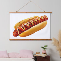 Perro caliente de SlipperyJoe's con vibra de BBQ d