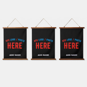 TAPIZ CON MARCO DE MADERA PERSONALIZABLE MODERNO ESTILO NEGRO VERIFICADO MAR