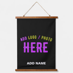 TAPIZ CON MARCO DE MADERA PERSONALIZABLE MODERNO ESTILO NEGRO VERIFICADO MAR