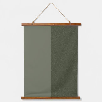 Tapiz Con Marco De Madera Personalizable Moss Green Split Tapestry