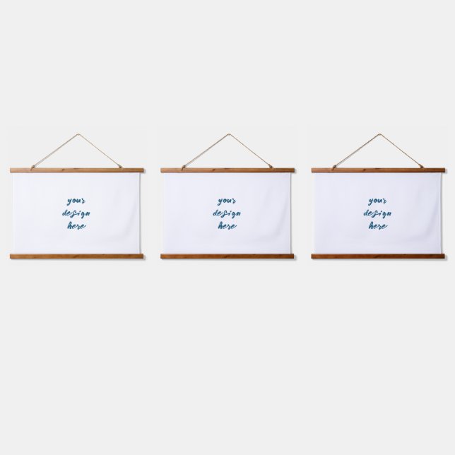 Tapiz Con Marco De Madera Personalización o Personalizar (Triple)