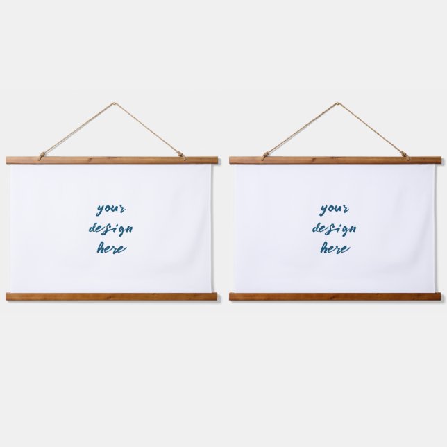 Tapiz Con Marco De Madera Personalización o Personalizar (Doble)