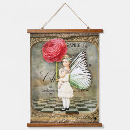 Tapiz Con Marco De Madera Personalizado 26"x36" vertical (vertical), un pane