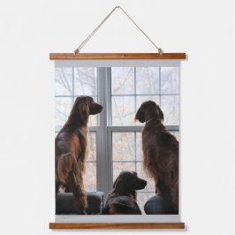 Tapiz Con Marco De Madera Personalizado 66 cm x 91,4 cm Vertical (retrato),