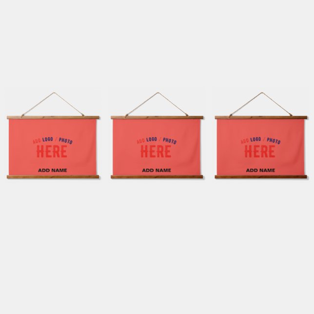 TAPIZ CON MARCO DE MADERA PERSONALIZADO MODERNO ESTILO NARANJA ROJO VERIFICA (Triple)