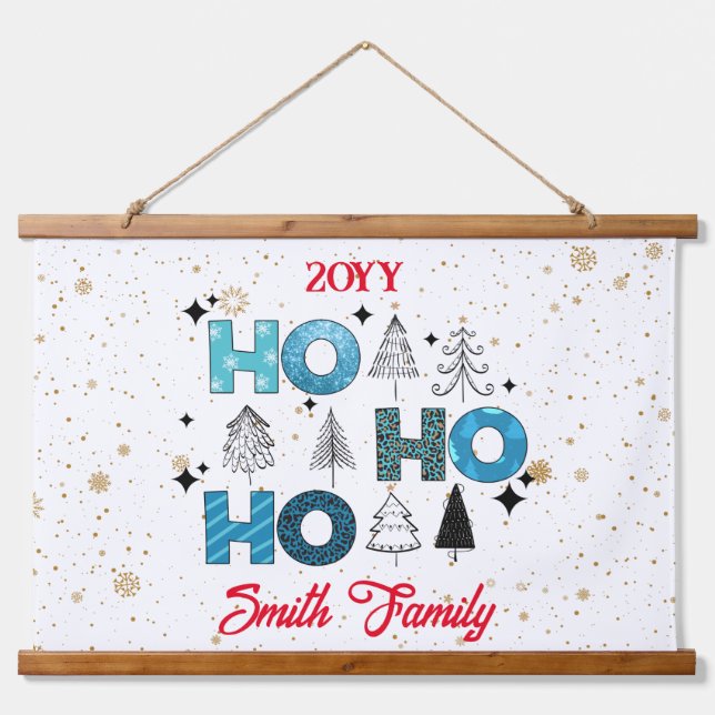 Tapiz Con Marco De Madera Personalizar de Santa Claus (Anverso )