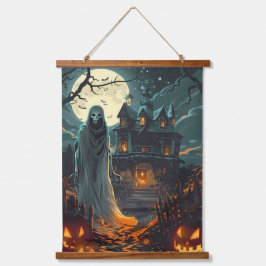Tapiz Con Marco De Madera Pesadilla a la Luz de la Luna – Fantasma de la Man