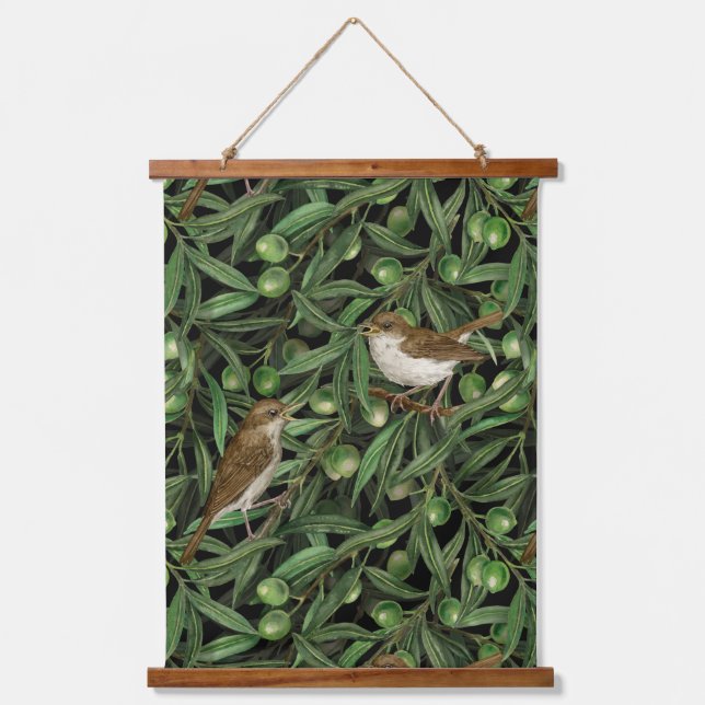 Tapiz Con Marco De Madera Pesadillas en el olivo 3 (Anverso)