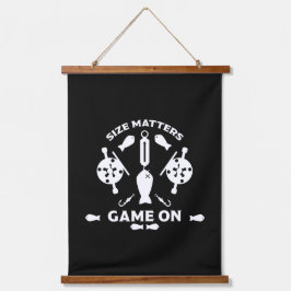 Tapiz Con Marco De Madera Pesca de salmón salvaje