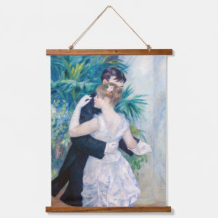 Tapiz Con Marco De Madera Pierre-Auguste Renoir - Baile en la ciudad