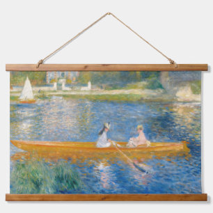 Tapiz Con Marco De Madera Pierre-Auguste Renoir - El esquife