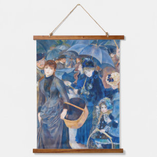 Tapiz Con Marco De Madera Pierre-Auguste Renoir - Las sombrillas