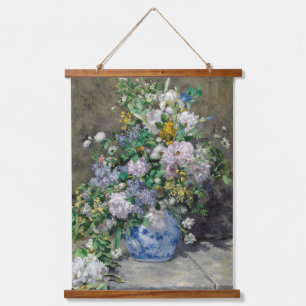 Tapiz Con Marco De Madera Pierre-Auguste Renoir - Ramo de Primavera