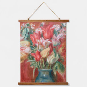 Tapiz Con Marco De Madera Pierre-Auguste Renoir - Ramo de Tulipanes