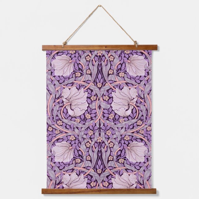Tapiz Con Marco De Madera Pimpernel, William Morris (Anverso)