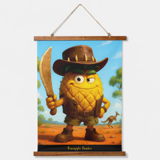 Tapiz Con Marco De Madera Pineapple Dundee