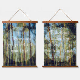 Tapiz Con Marco De Madera Pino soleado