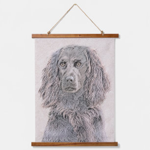 Tapiz Con Marco De Madera Pintura de Boykin Spaniel - Arte de Perro Original