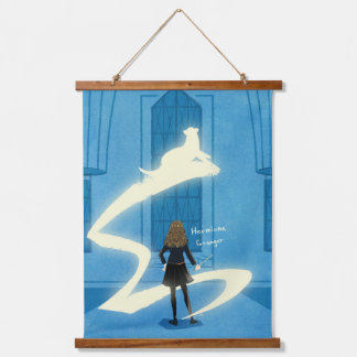 Tapiz Con Marco De Madera Pintura del Patronus de Hermione Granger