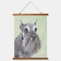 Pintura Schnauzer (gigante, estándar) - Arte de pe