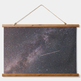 Tapiz Con Marco De Madera Plane crossing the Milky Way (2024)
