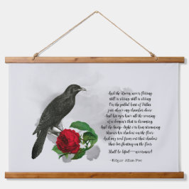 Tapiz Con Marco De Madera Poe's The Raven