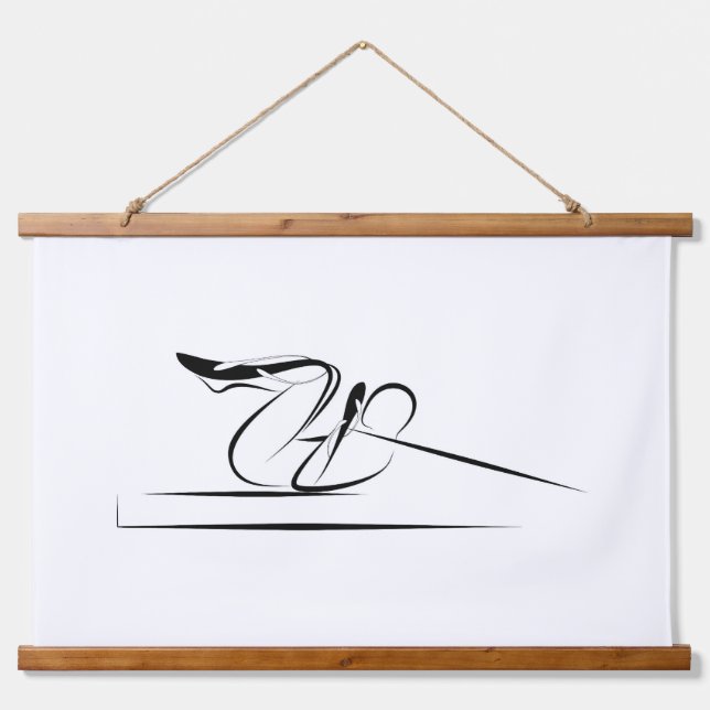 Tapiz Con Marco De Madera Pose de coordinación de pilares - Reformador (Anverso )