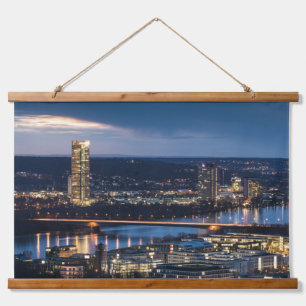 Tapiz Con Marco De Madera Postcarta de Bonn Alemania