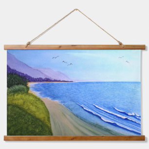Tapiz Con Marco De Madera Poster de California Coast
