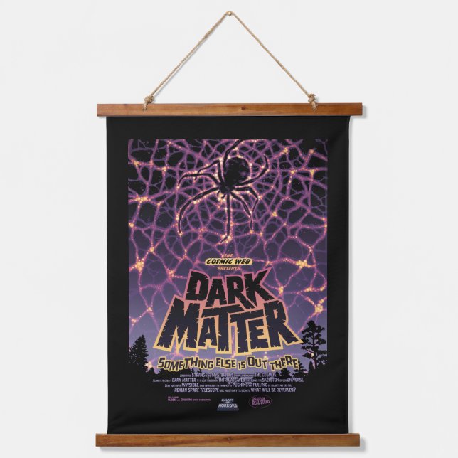 Tapiz Con Marco De Madera Poster de Dark Matter. (Anverso)