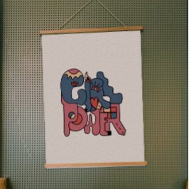 Tapiz Con Marco De Madera Potencia chica