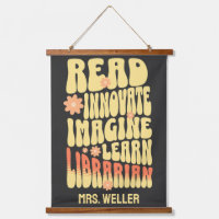Profesor de arte personalizado Retro leer innovar 