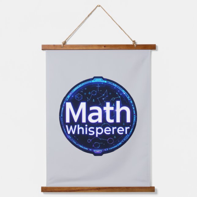 Tapiz Con Marco De Madera Profesor de Matemáticas Susurrador de Matemáticas (Anverso)