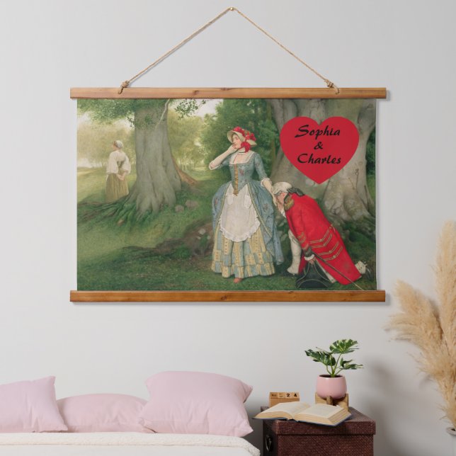 Tapiz Con Marco De Madera Propuesta de Sir James Dromgole Linton (Dormitorio)