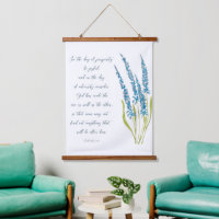 Prosperidad y adversidad floral azul 