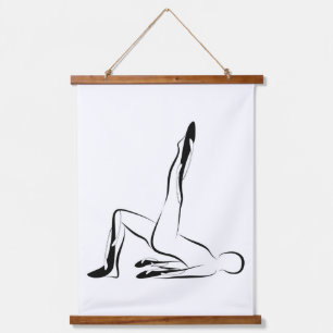 Tapiz Con Marco De Madera Puente Pilates Shoulder - Mat