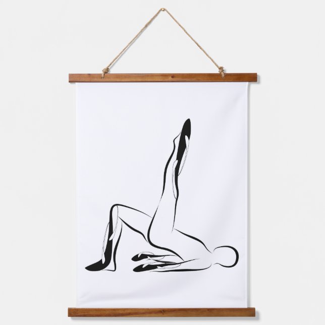 Tapiz Con Marco De Madera Puente Pilates Shoulder - Mat (Anverso)