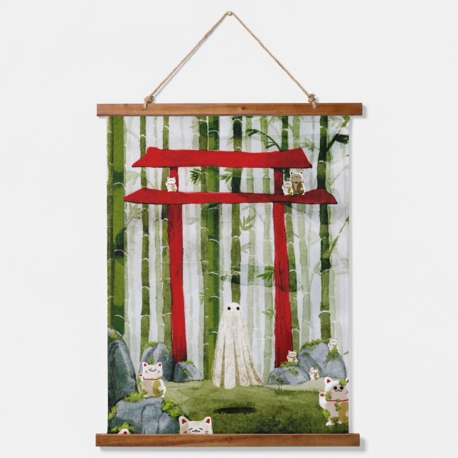 Tapiz Con Marco De Madera Puerta de enlace olvidada (Anverso)